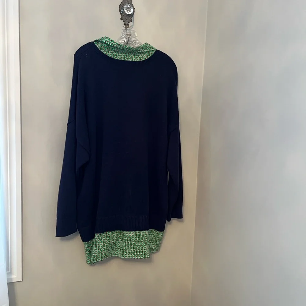 Ralph Lauren Deep Blue V-Neck Sweater - Picture 5 of 6